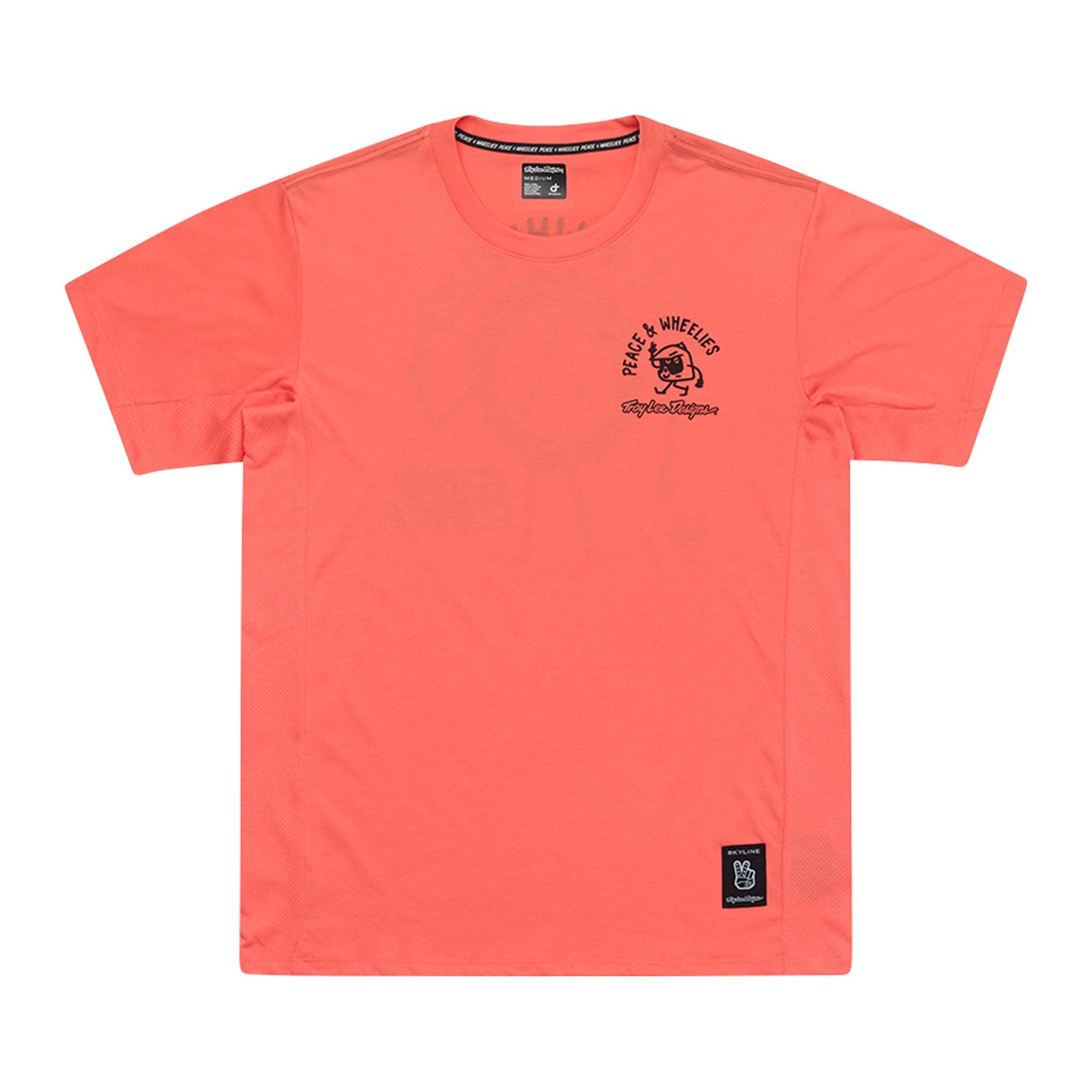 TROY LEE DESIGNS SKYLINE SS RIDE TEE, P&W, MELON, S, S TROY LEE DESIGNS SKYLINE SS RIDE TEE, P&W, MELON, S, S