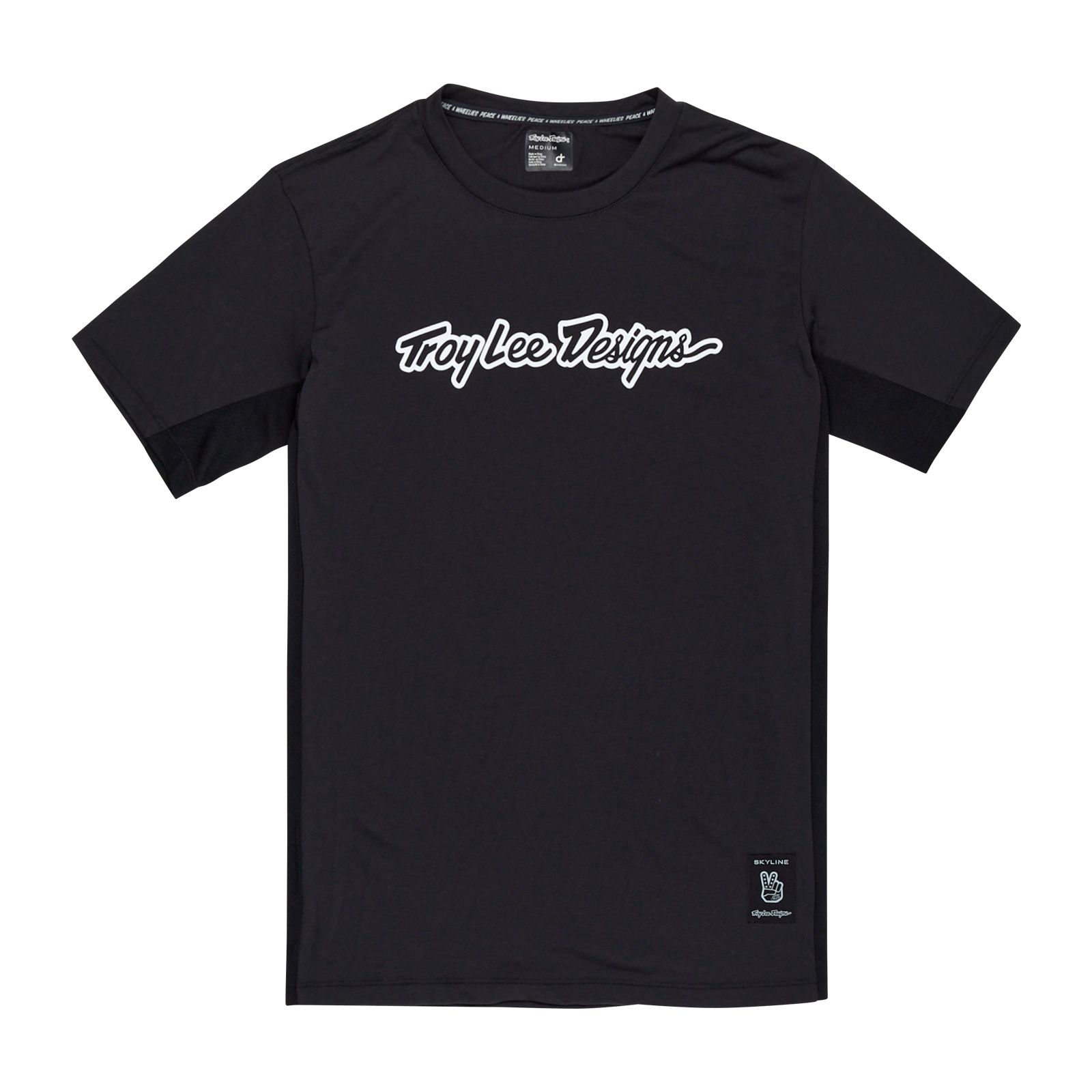 TROY LEE DESIGNS SKYLINE SS RIDE TEE, SIGNATURE, BLACK, M, M TROY LEE DESIGNS SKYLINE SS RIDE TEE, SIGNATURE, BLACK, M, M