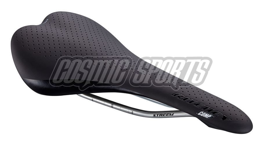 RITCHEY COMP STREEM SADDLE, 278X145MM, 7X7MM RAILS STEEL, BLACK RITCHEY COMP STREEM SADDLE, 278X145MM, 7X7MM RAILS STEEL, BLACK