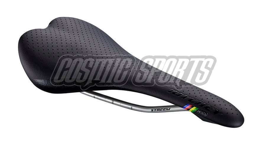 RITCHEY WCS STREEM SADDLE, 278X132MM, 7X7MM RAILS TITANIUM RITCHEY WCS STREEM SADDLE, 278X132MM, 7X7MM RAILS TITANIUM