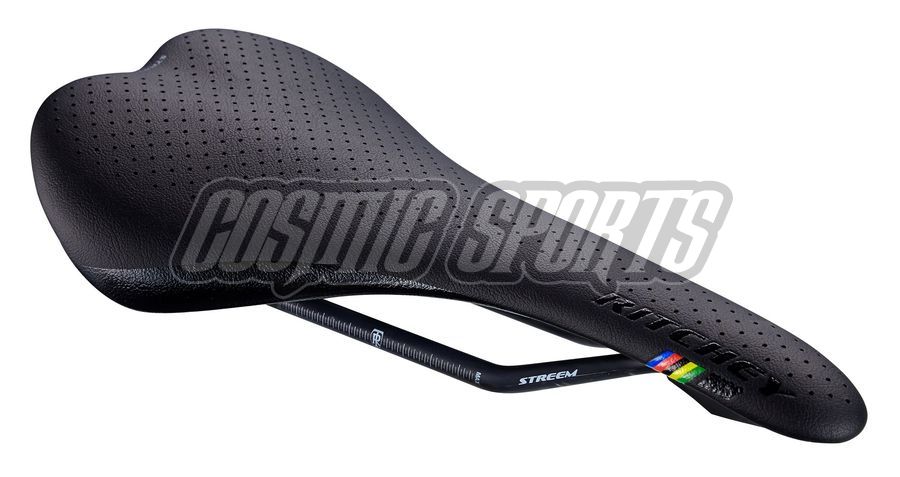 RITCHEY WCS CARBON STREEM SADDLE, 278X145MM, 8X8.5MM RAILS CARBON