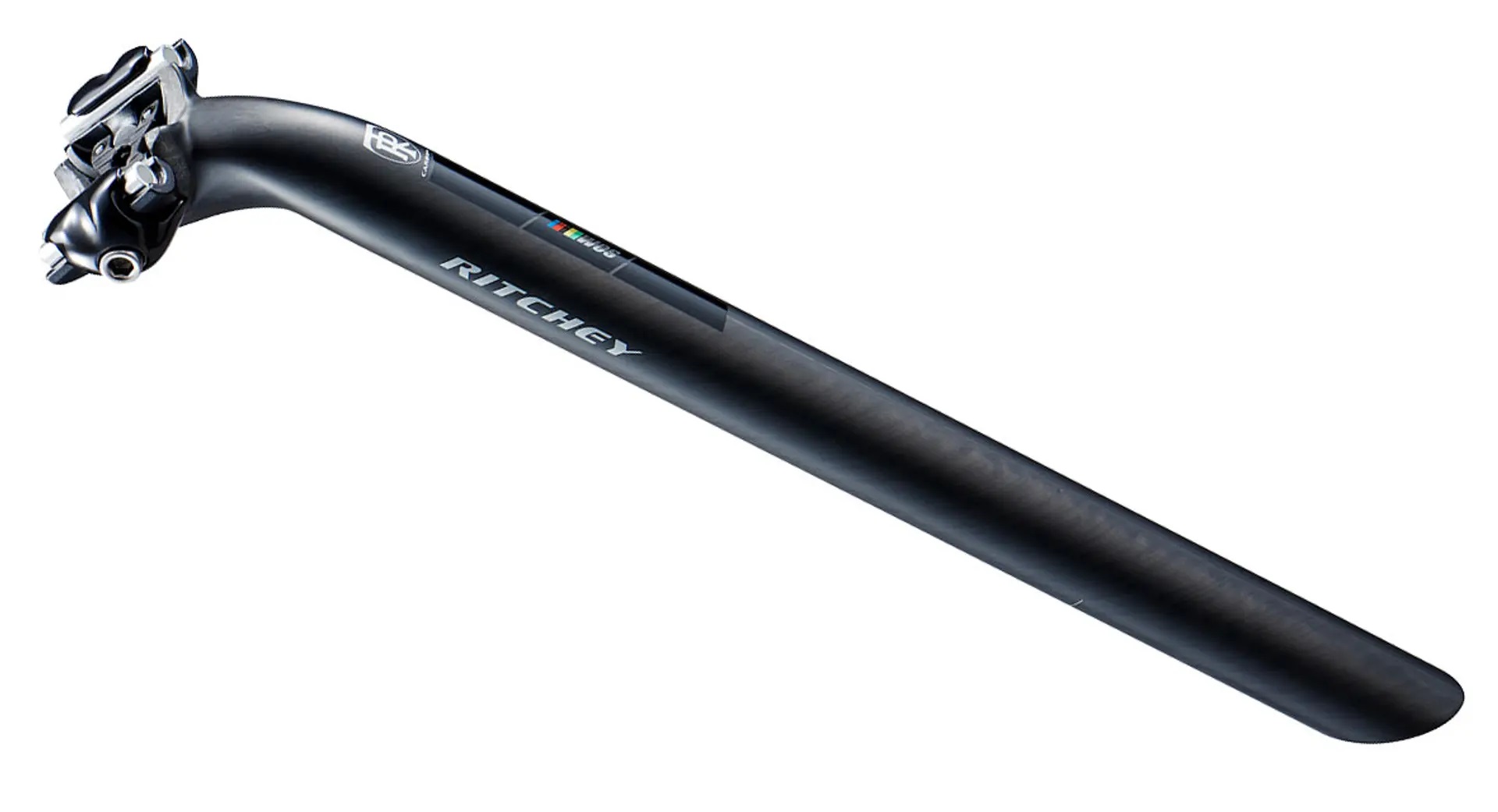 RITCHEY WCS CARBON 1-BOLT SEATPOST, 30.9MM, 400MM, 25MM, 7X7MM RAILS, MATTE CARBON UD