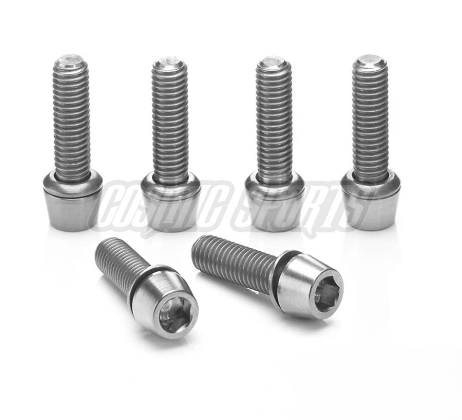 RITCHEY COMP TRAIL/4AXIS STEM BOLTS, 6 PCS., STAINLESS STEEL, SILVER RITCHEY COMP TRAIL/4AXIS STEM BOLTS, 6 PCS., STAINLESS STEEL, SILVER