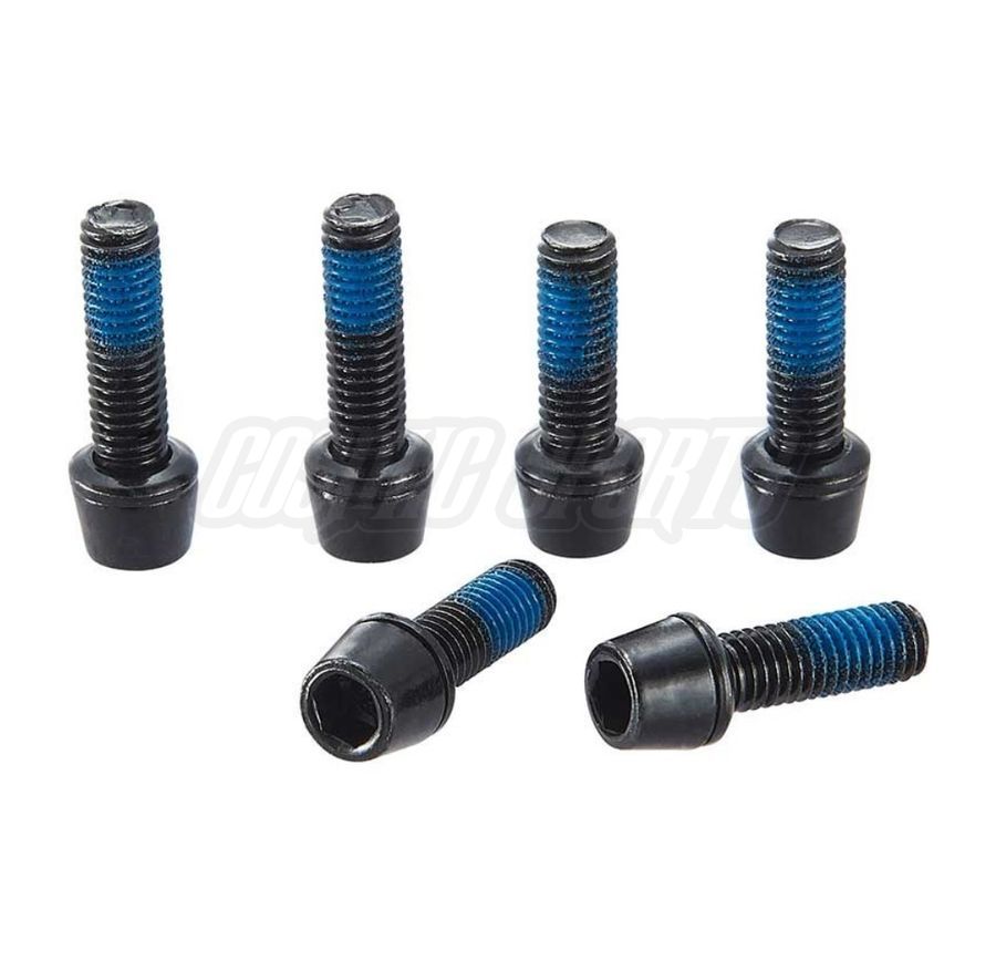 RITCHEY WCS C220/TOYON STEM BOLTS, 6 PCS., STAINLESS STEEL, BLACK RITCHEY WCS C220/TOYON STEM BOLTS, 6 PCS., STAINLESS STEEL, BLACK
