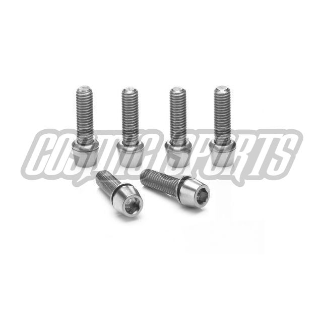 RITCHEY WCS C220 STEM BOLTS, 6 PCS., STAINLESS STEEL, SILVER RITCHEY WCS C220 STEM BOLTS, 6 PCS., STAINLESS STEEL, SILVER