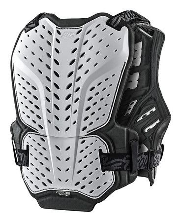 TROY LEE DESIGNS ROCKFIGHT CHEST PROTECTOR, WHITE, M/L TROY LEE DESIGNS ROCKFIGHT CHEST PROTECTOR, WHITE, M/L