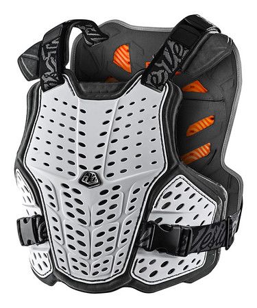 TROY LEE DESIGNS ROCKFIGHT CE CHEST PROTECTOR, WHITE, XL/XXL TROY LEE DESIGNS ROCKFIGHT CE CHEST PROTECTOR, WHITE, XL/XXL