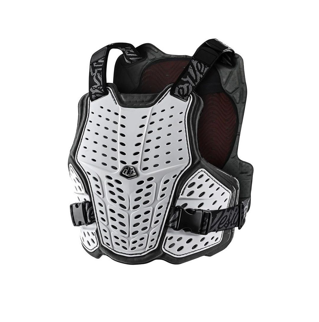 TROY LEE DESIGNS ROCKFIGHT CE FLEX CHEST PROTECTOR, WHITE, M/L TROY LEE DESIGNS ROCKFIGHT CE FLEX CHEST PROTECTOR, WHITE, M/L