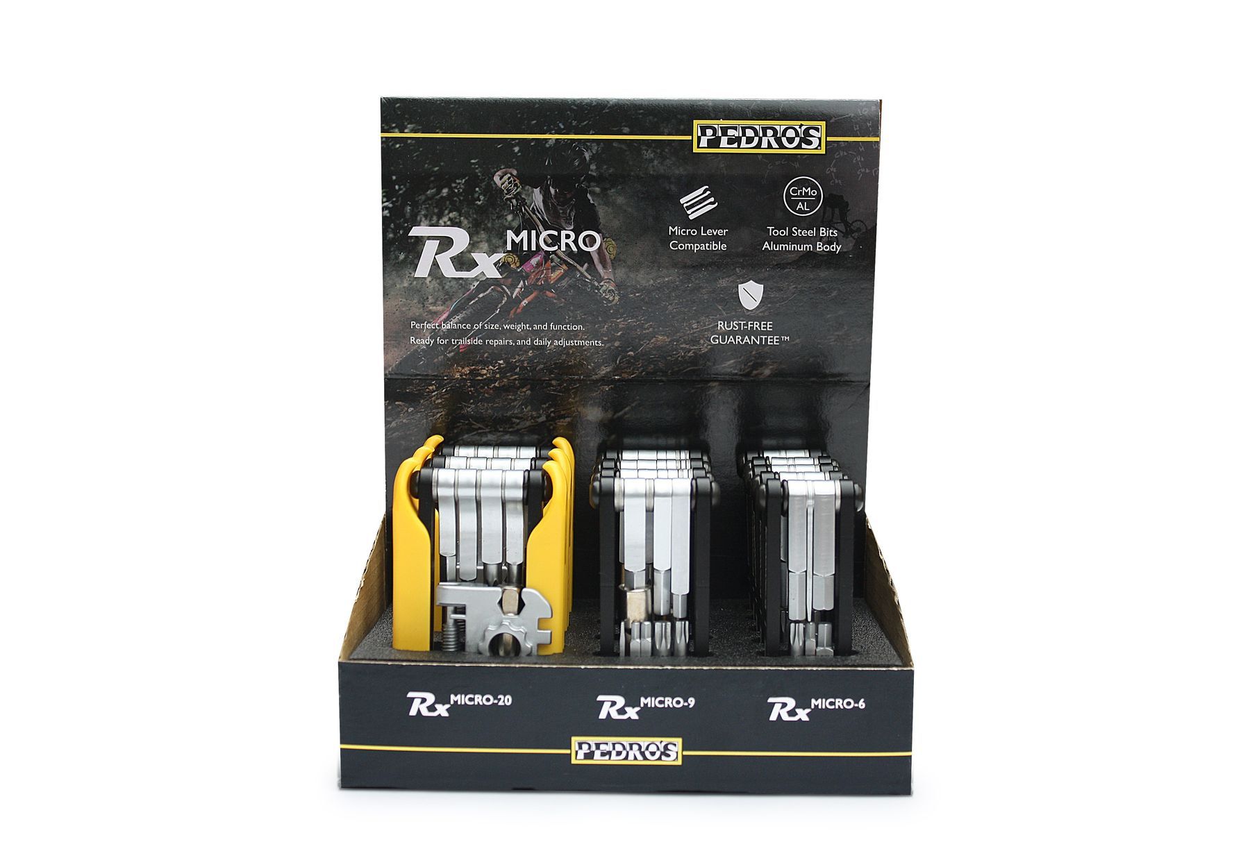 PEDRO´S RX MICRO MULTITOOL COUNTER DISPLAY PEDRO´S RX MICRO MULTITOOL COUNTER DISPLAY