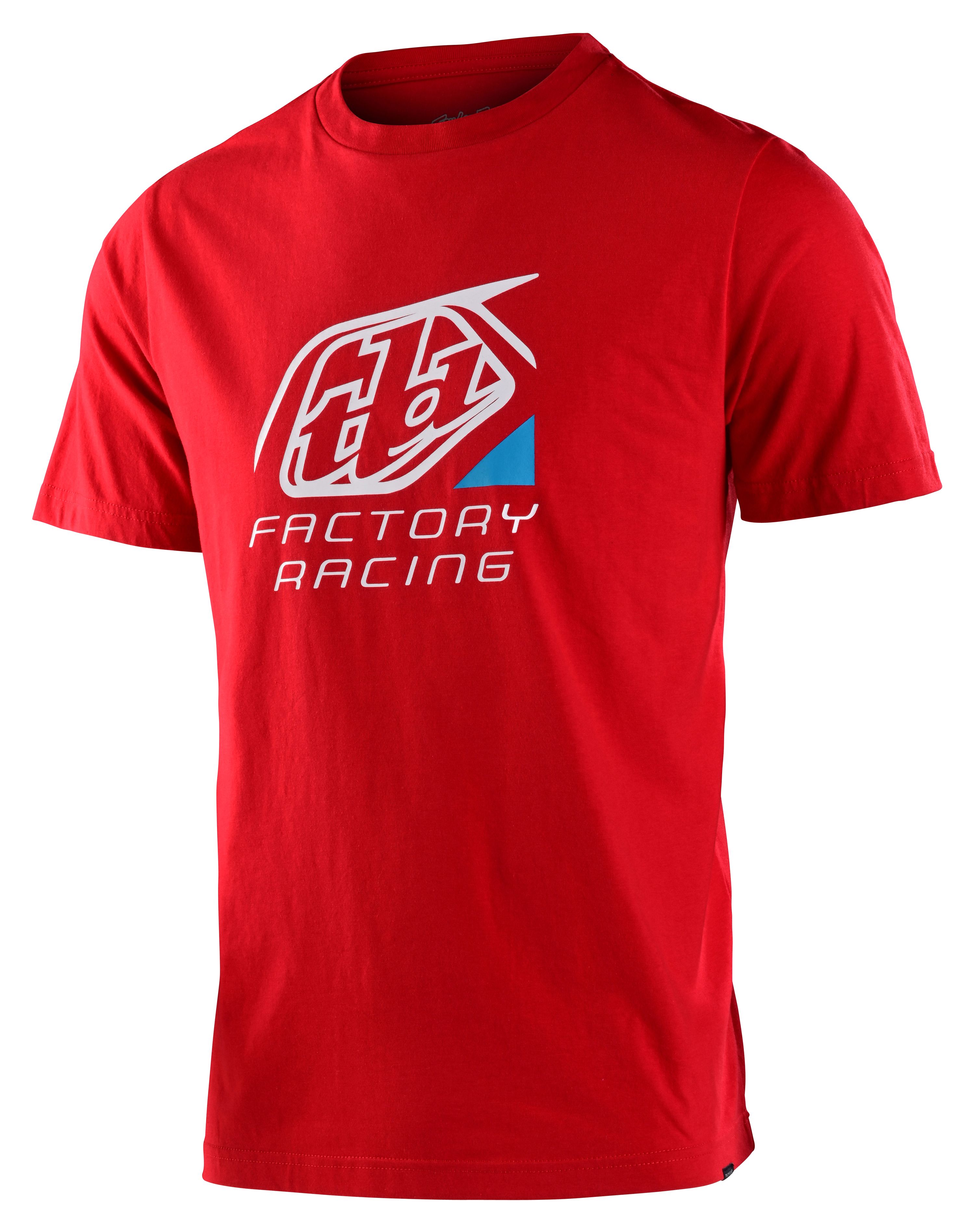 TROY LEE DESIGNS FACTORY ICON T-SHIRT, RED, S, S TROY LEE DESIGNS FACTORY ICON T-SHIRT, RED, S, S