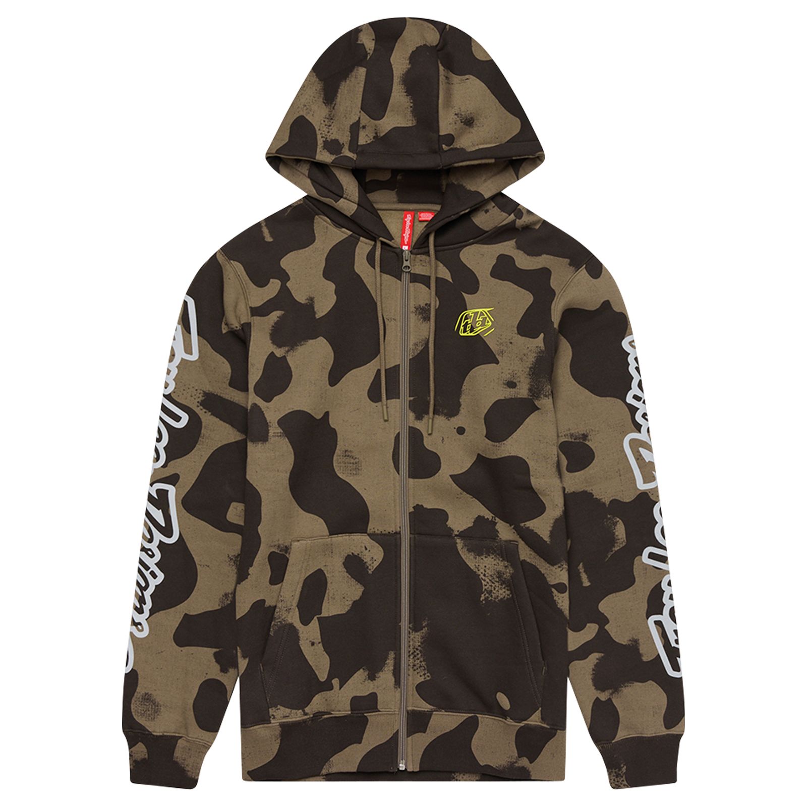 TROY LEE DESIGNS ZIP UP HOODIE HOODIE, BRANDED, OLIVE CAMO, M, M TROY LEE DESIGNS ZIP UP HOODIE HOODIE, BRANDED, OLIVE CAMO, M, M
