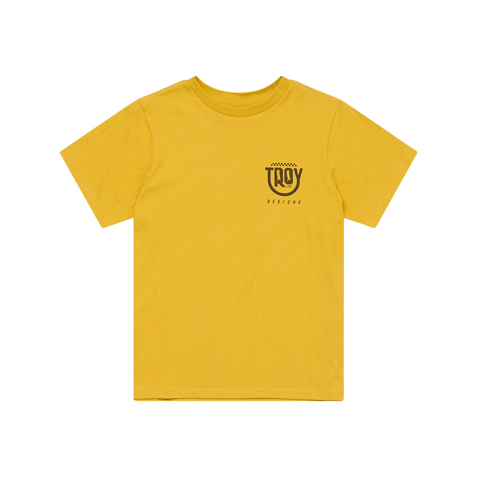TROY LEE DESIGNS WOMENS T-SHIRT, SMILEY, GOLDEN, S, S TROY LEE DESIGNS WOMENS T-SHIRT, SMILEY, GOLDEN, S, S