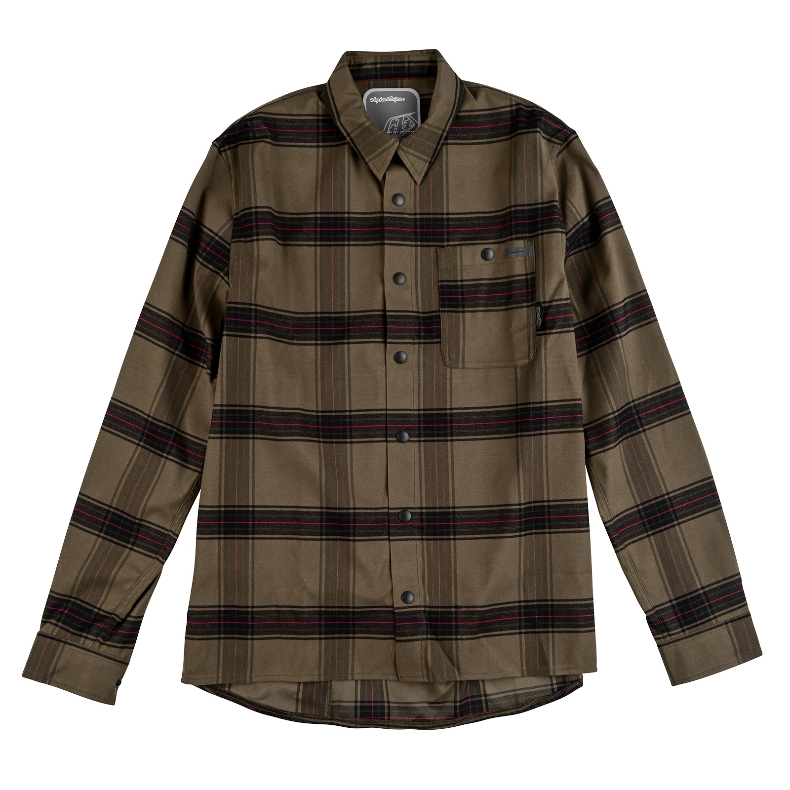 TROY LEE DESIGNS GRIND FLANNEL, YD PLAID, DARK PINE, M, M TROY LEE DESIGNS GRIND FLANNEL, YD PLAID, DARK PINE, M, M