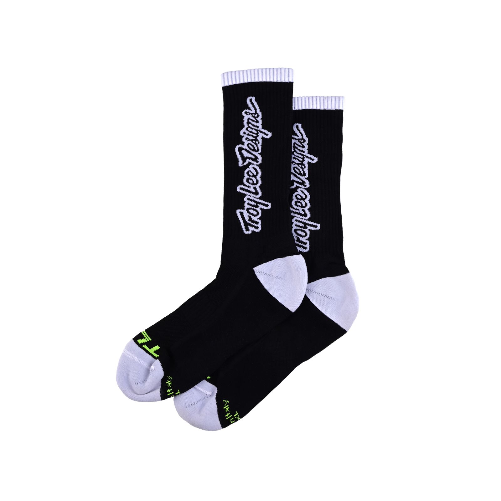 TROY LEE DESIGNS MENS PERFORMANCE SOCKS, SIGNATURE, BLACK, S/M, M, S