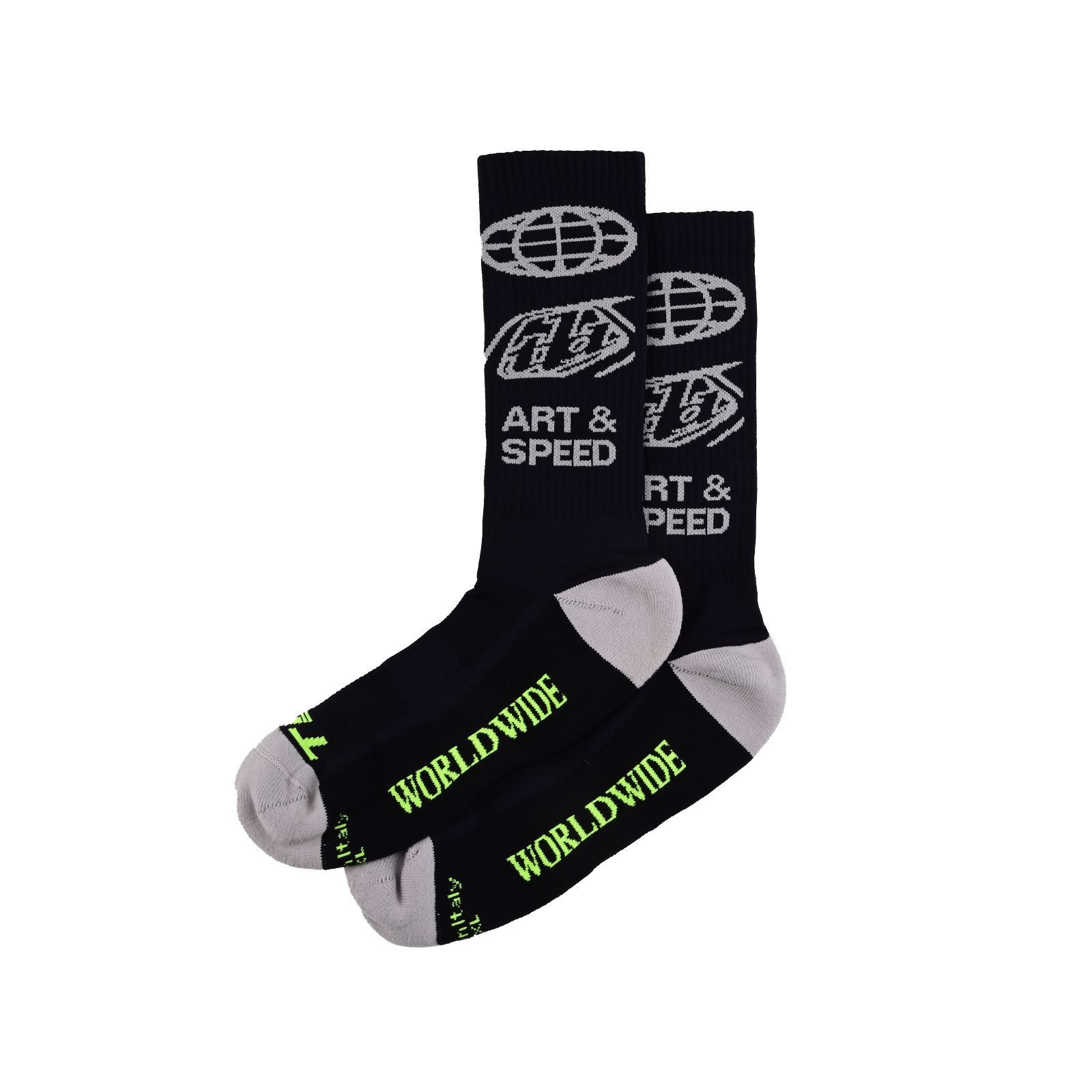 TROY LEE DESIGNS MENS PERFORMANCE SOCKS, WORLDWIDE, BLACK, S/M, M, S TROY LEE DESIGNS MENS PERFORMANCE SOCKS, WORLDWIDE, BLACK, S/M, M, S