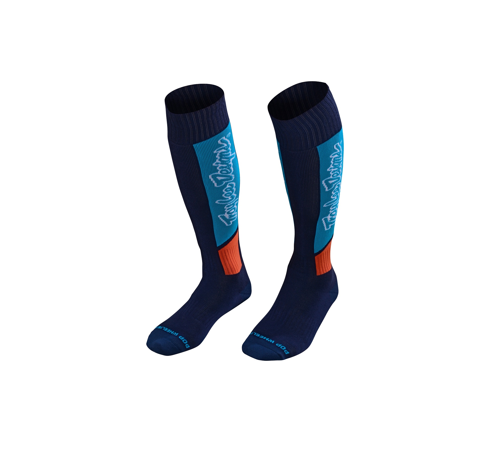 TROY LEE DESIGNS GP MX COOLMAX THICK SOCKS, VOX, NAVY, YOUTH M/L | (4-6), KINDER, L, M