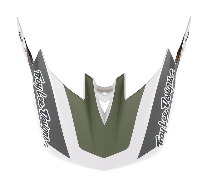 TROY LEE DESIGNS D4 HELMET VISOR, TEAM, MILITARY, ONE SIZE