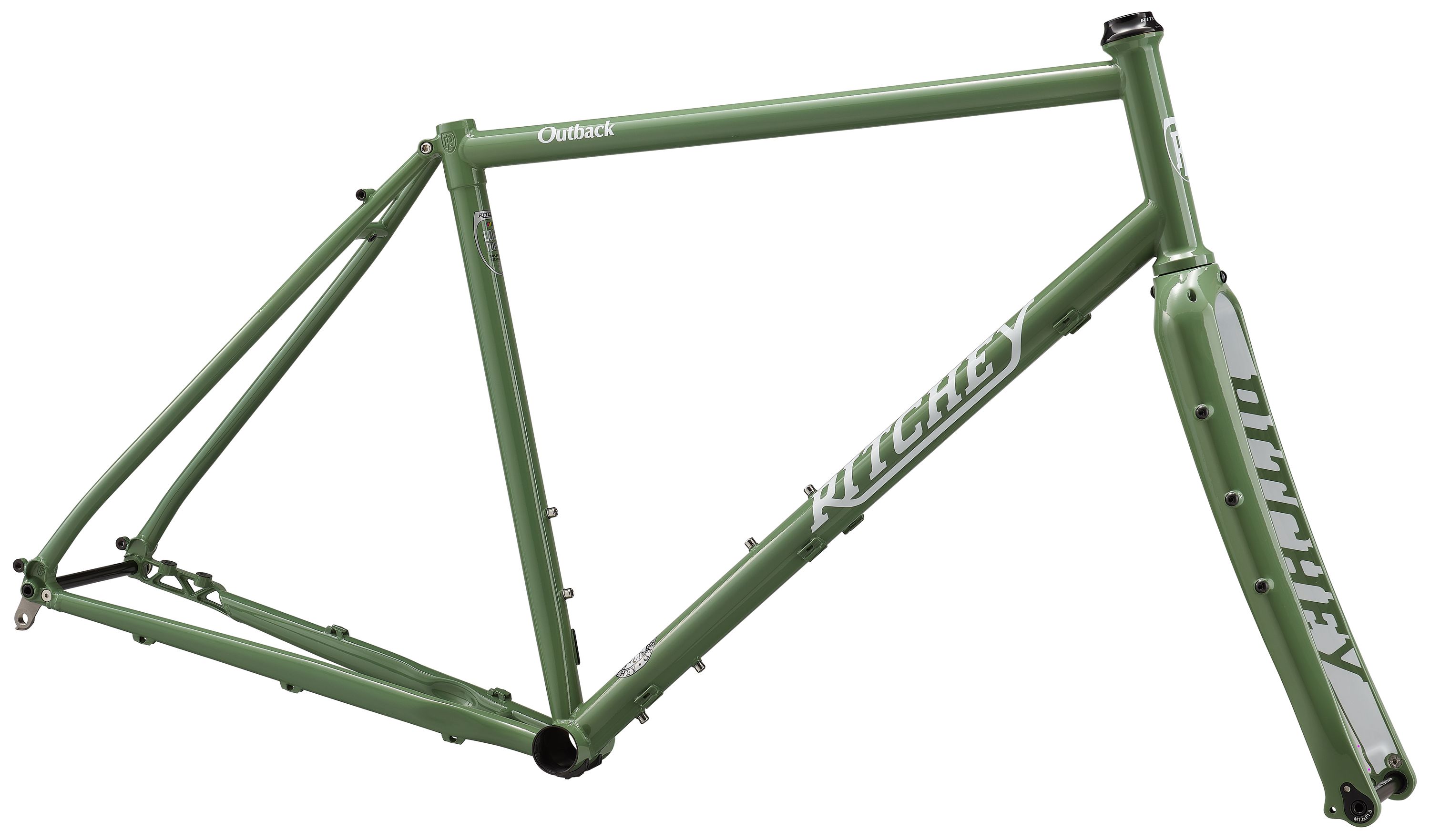 RITCHEY OUTBACK V4 DISC GRAVEL FRAME KIT, 650B/700C, DI2, XL, WINTER SAGE/WHITE RITCHEY OUTBACK V4 DISC GRAVEL FRAME KIT, 650B/700C, DI2, XL, WINTER SAGE/WHITE