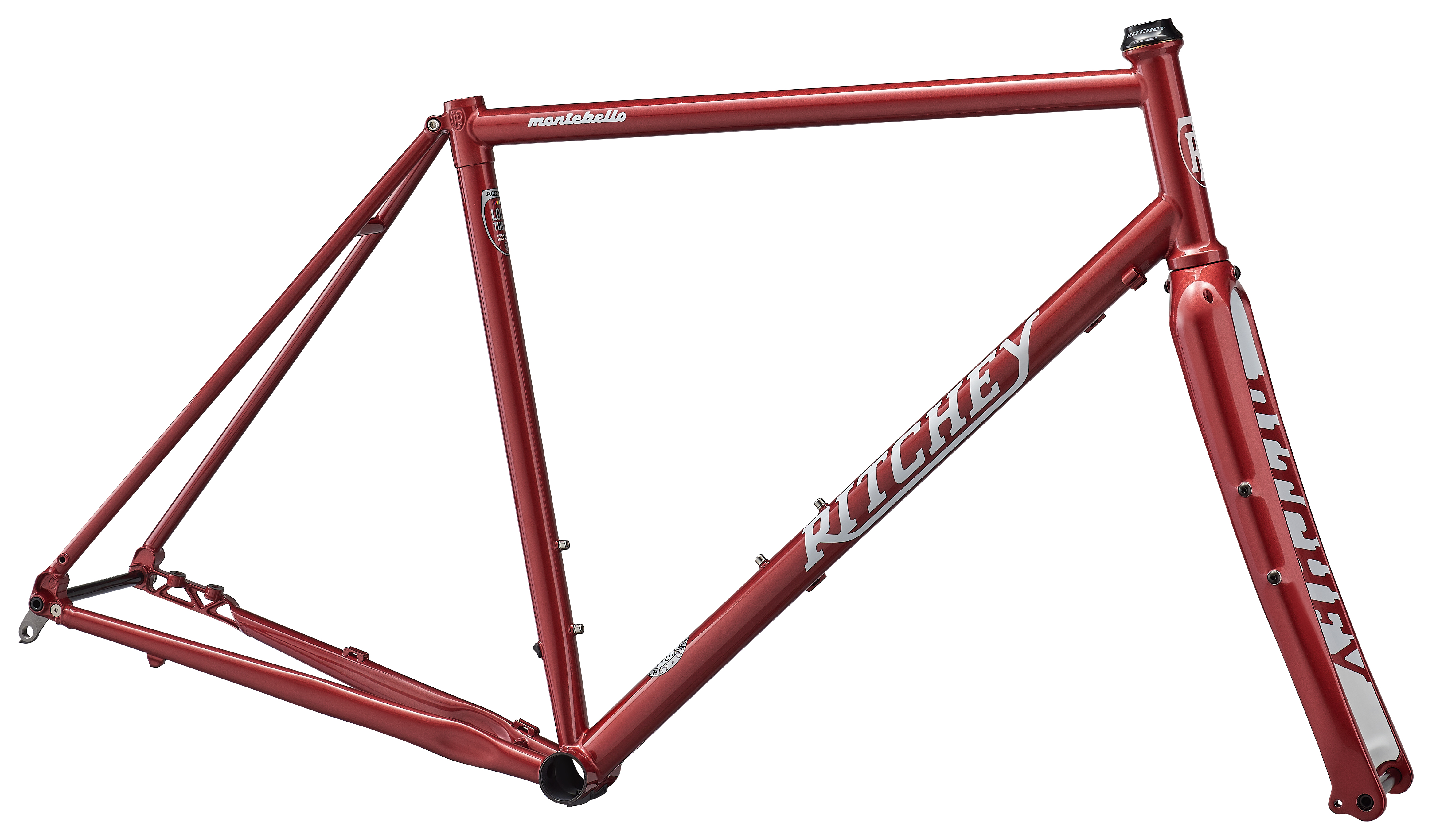 RITCHEY MONTEBELLO FRAME KIT, 700C, XS, HOT SAUCE RED RITCHEY MONTEBELLO FRAME KIT, 700C, XS, HOT SAUCE RED
