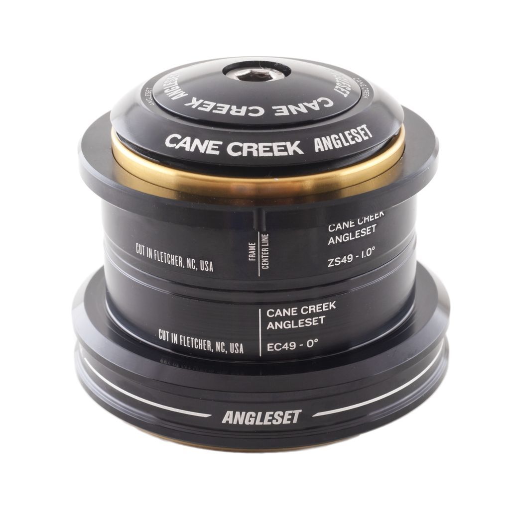 CANE CREEK ANGLESET TAPERED HEADSET, 1 1/8" UND 1.5", 0.5/1.0/1.5° KIT, ZS44/28.6/H13 CANE CREEK ANGLESET TAPERED HEADSET, 1 1/8" UND 1.5", 0.5/1.0/1.5° KIT, ZS44/28.6/H13