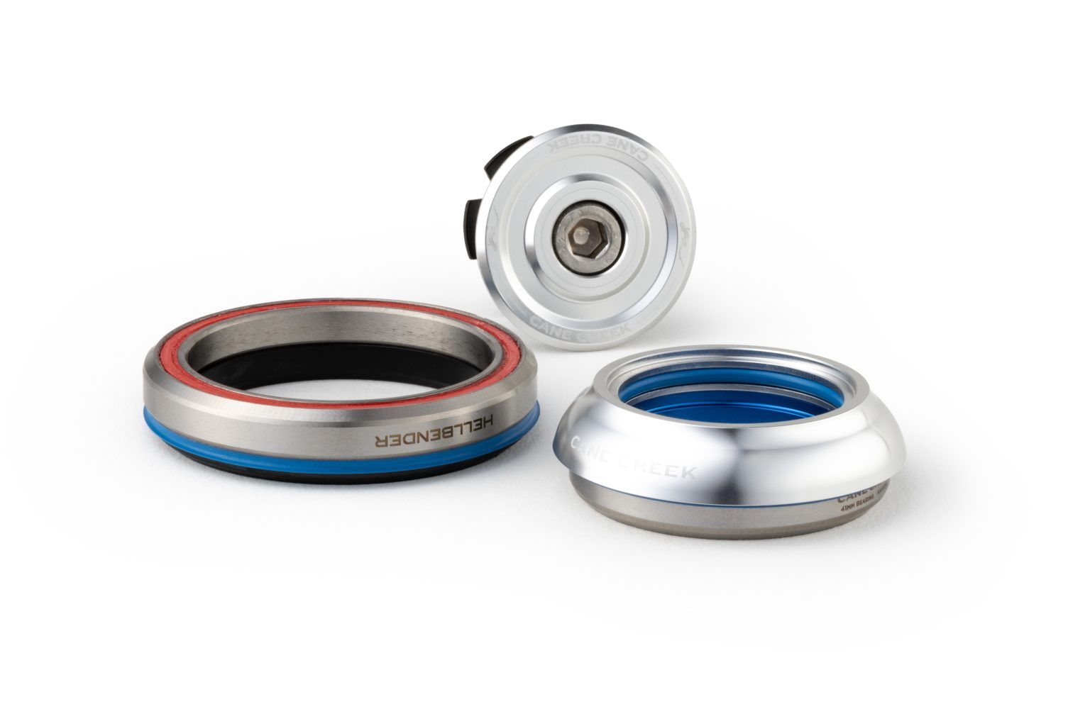 CANE CREEK HELLBENDER 70 TAPERED HEADSET, 1 1/8"-1.5", IS42/28.6/H9 | IS52/40, SHORT, SILVER