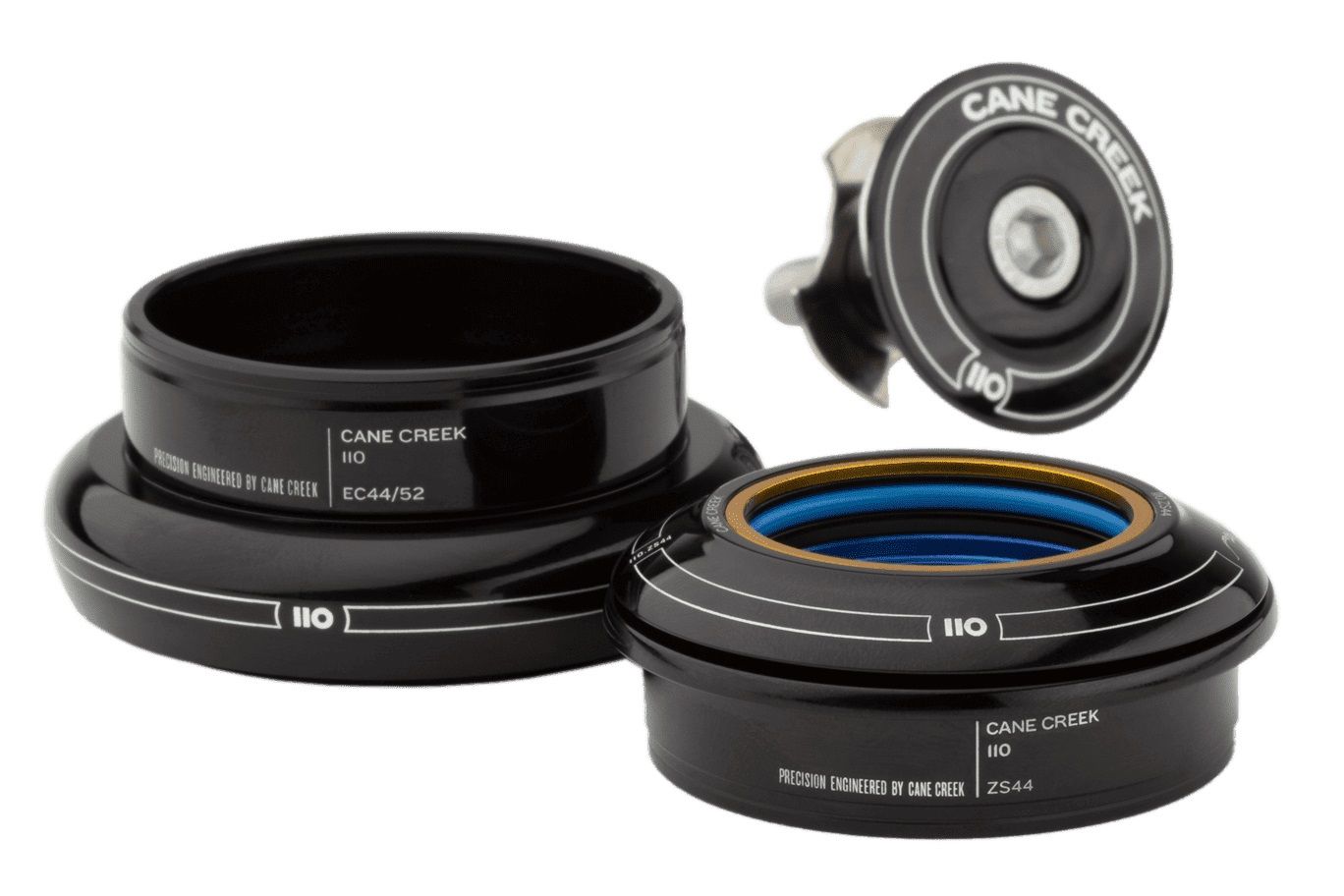 CANE CREEK 110 TAPERED HEADSET, 1 1/8"-1.5", IS41/28.6/H15 | IS52/40, TALL, 51.1OD, WIDE, BLACK CANE CREEK 110 TAPERED HEADSET, 1 1/8"-1.5", IS41/28.6/H15 | IS52/40, TALL, 51.1OD, WIDE, BLACK