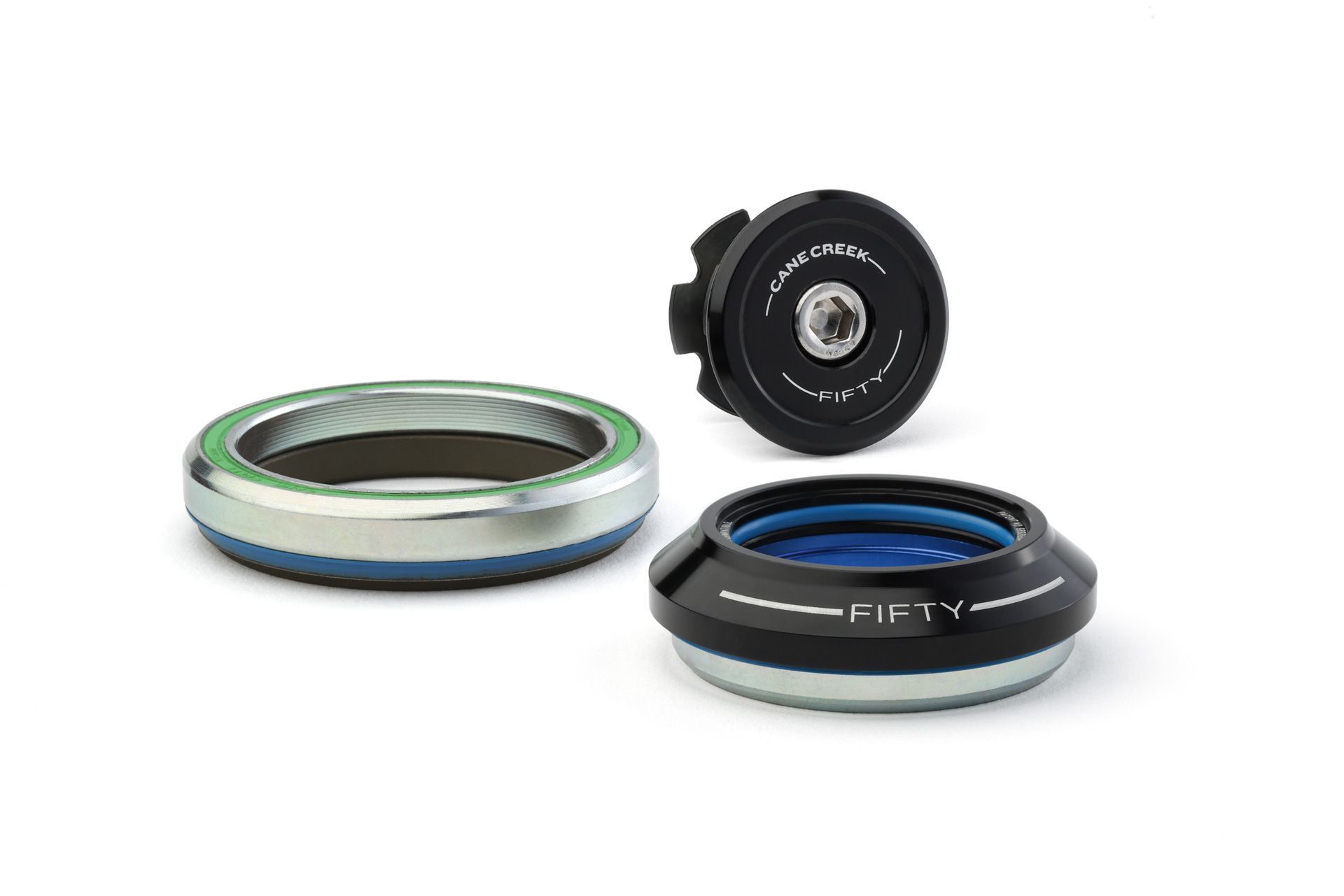 CANE CREEK 50 TAPERED HEADSET, 1 1/8"-1.5",IS42/28.6/H9 | IS52/40/H1, BLACK CANE CREEK 50 TAPERED HEADSET, 1 1/8"-1.5",IS42/28.6/H9 | IS52/40/H1, BLACK