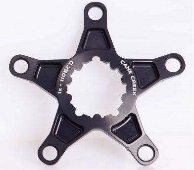 CANE CREEK EEWINGS SPIDER 1-SPEED, 110MM BCD, 5-HOLE, BLACK