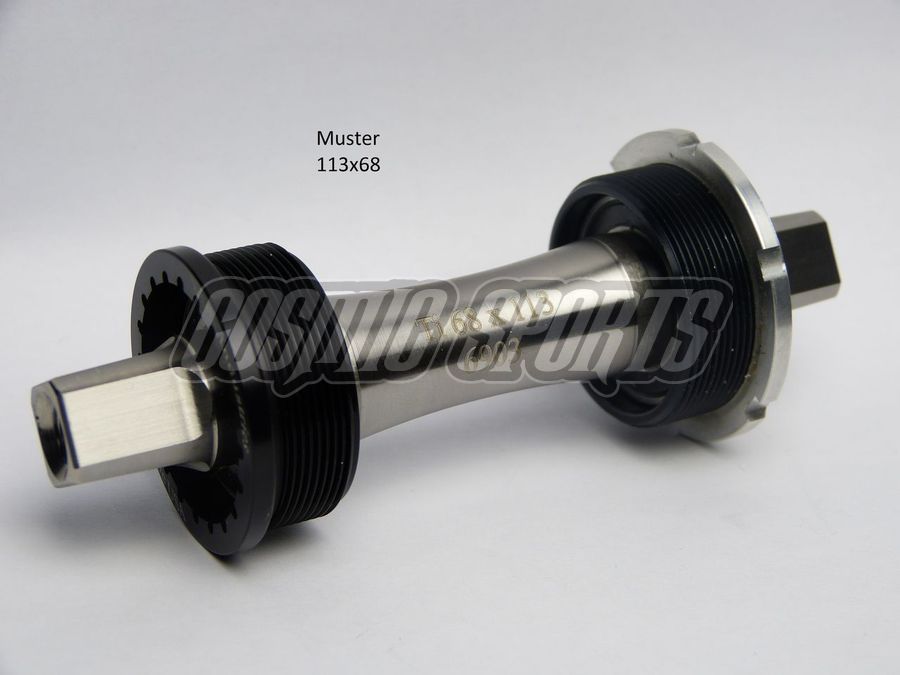 WHITE INDUSTRIES TITANIUM BOTTOM BRACKET, SQUARE TAPER, 121X68MM WHITE INDUSTRIES TITANIUM BOTTOM BRACKET, SQUARE TAPER, 121X68MM