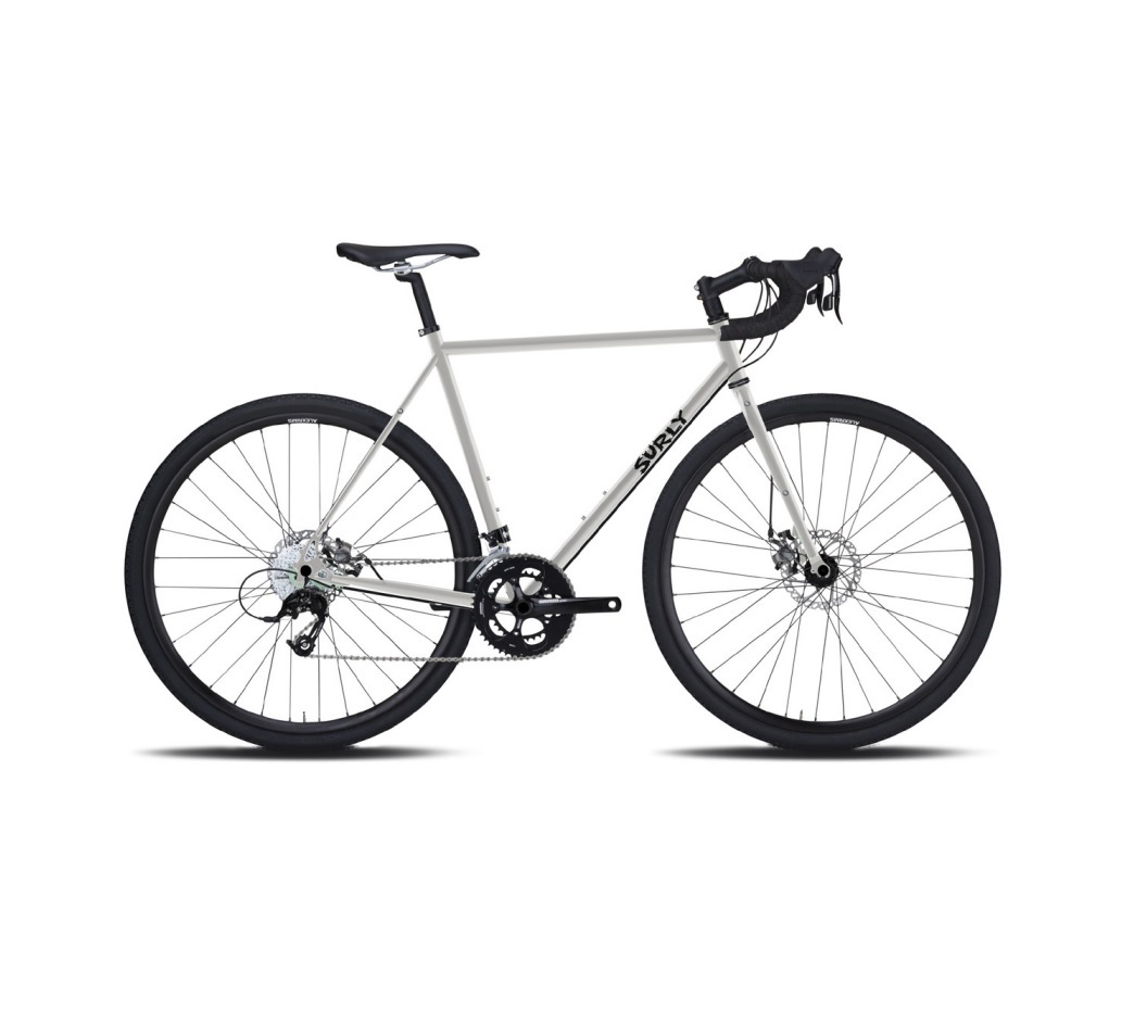 SURLY PREAMBLE ALL-ROAD DROP BAR BIKE, 700C, THORFROST WHITE, L