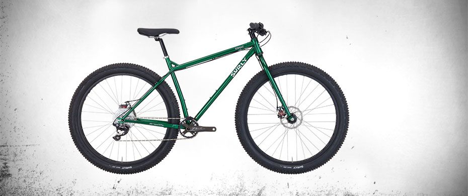 SURLY KRAMPUS MTB BIKE, 29+, BRITISH RACING GREEN, S SURLY KRAMPUS MTB BIKE, 29+, BRITISH RACING GREEN, S