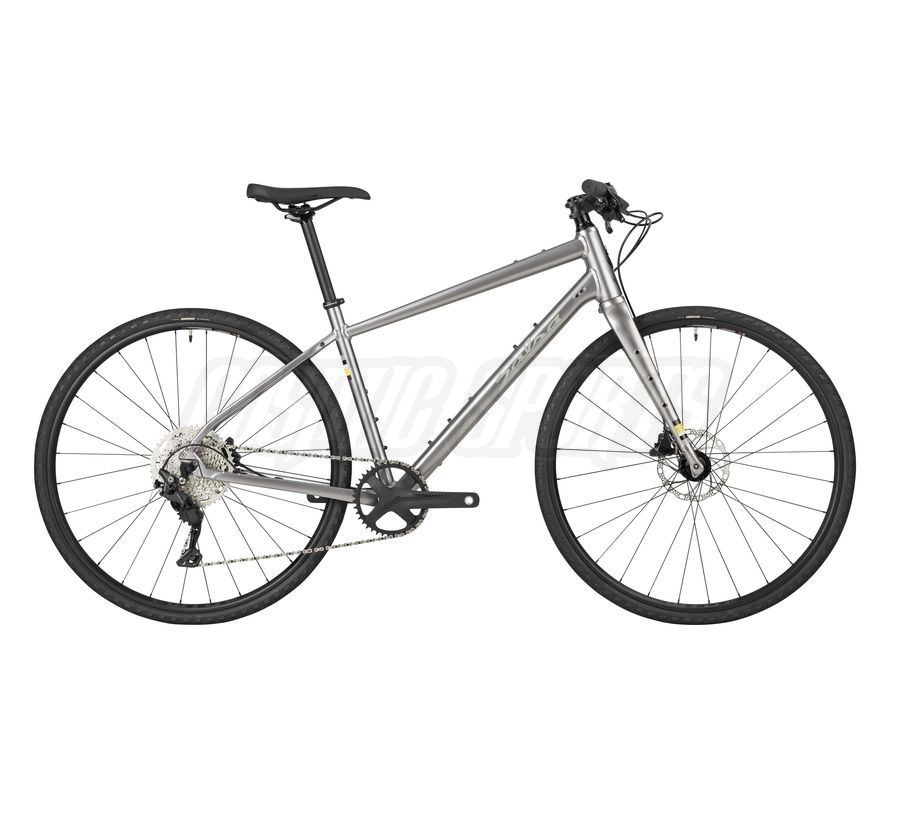 SALSA JOURNEYER FLATBAR DEORE ALL-ROAD BIKE, 700C, ASH, XS