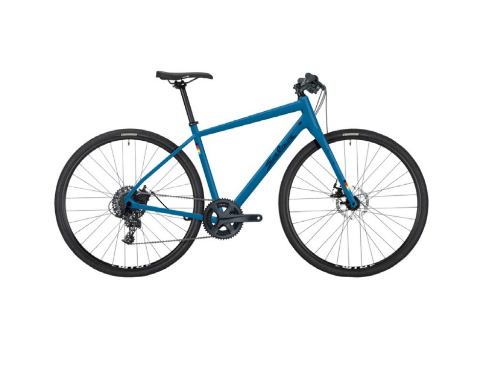 SALSA JOURNEYER FLATBAR ALTUS ALL-ROAD BIKE, 700C, BLUE, M SALSA JOURNEYER FLATBAR ALTUS ALL-ROAD BIKE, 700C, BLUE, M