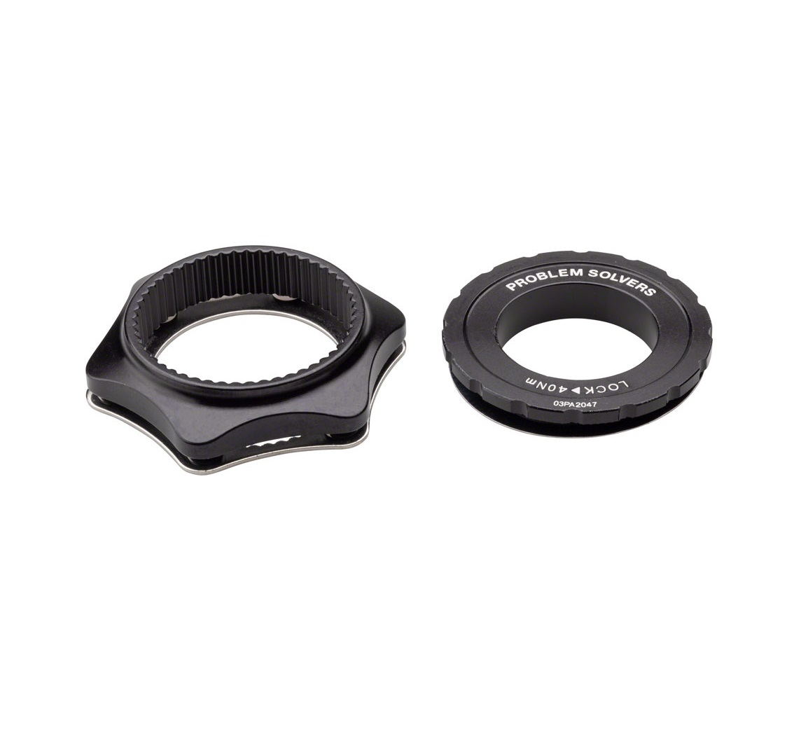PROBLEM SOLVERS DISC ADAPTER CENTERLOCK TO 6 H., 12/15/20MM, INCL. LOCKRING PROBLEM SOLVERS DISC ADAPTER CENTERLOCK TO 6 H., 12/15/20MM, INCL. LOCKRING