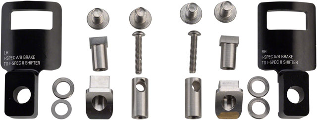 PROBLEM SOLVERS REMATCH ADAPTER 1.2, SHIMANO I-SPEC II SHIFTER/I-SPEC A/B BRAKE, PAIR, BLACK PROBLEM SOLVERS REMATCH ADAPTER 1.2, SHIMANO I-SPEC II SHIFTER/I-SPEC A/B BRAKE, PAIR, BLACK