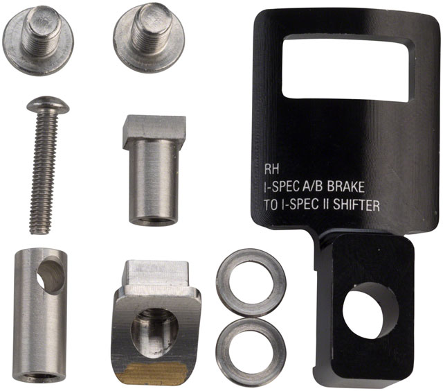 PROBLEM SOLVERS REMATCH ADAPTER 1.1, SHIMANO I-SPEC II SHIFTER/I-SPEC A/B BRAKE, RHS., BLACK PROBLEM SOLVERS REMATCH ADAPTER 1.1, SHIMANO I-SPEC II SHIFTER/I-SPEC A/B BRAKE, RHS., BLACK