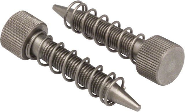 SURLY TRAILER HITCH AXLE HOOK THUMBSCREWS AND SPRINGS, PAIR SURLY TRAILER HITCH AXLE HOOK THUMBSCREWS AND SPRINGS, PAIR