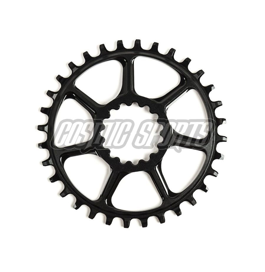 E*THIRTEEN ULTRALIGHT GUIDERING BOOST 5MM OFFSET, 40T., BLACK E*THIRTEEN ULTRALIGHT GUIDERING BOOST 5MM OFFSET, 40T., BLACK