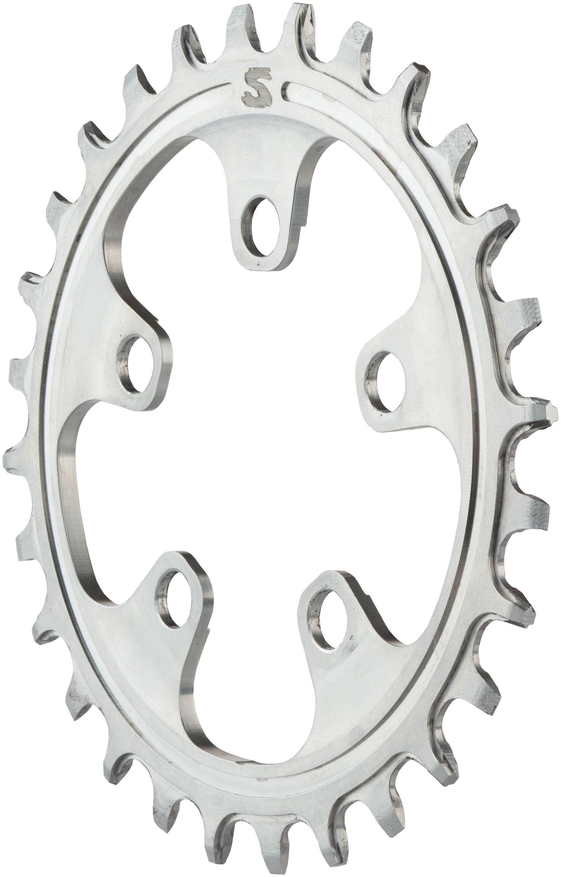 SURLY RING NARROW WIDE X-SYNC STAINLESS CHAINRING, 58 BCD, 28 T., SILVER
