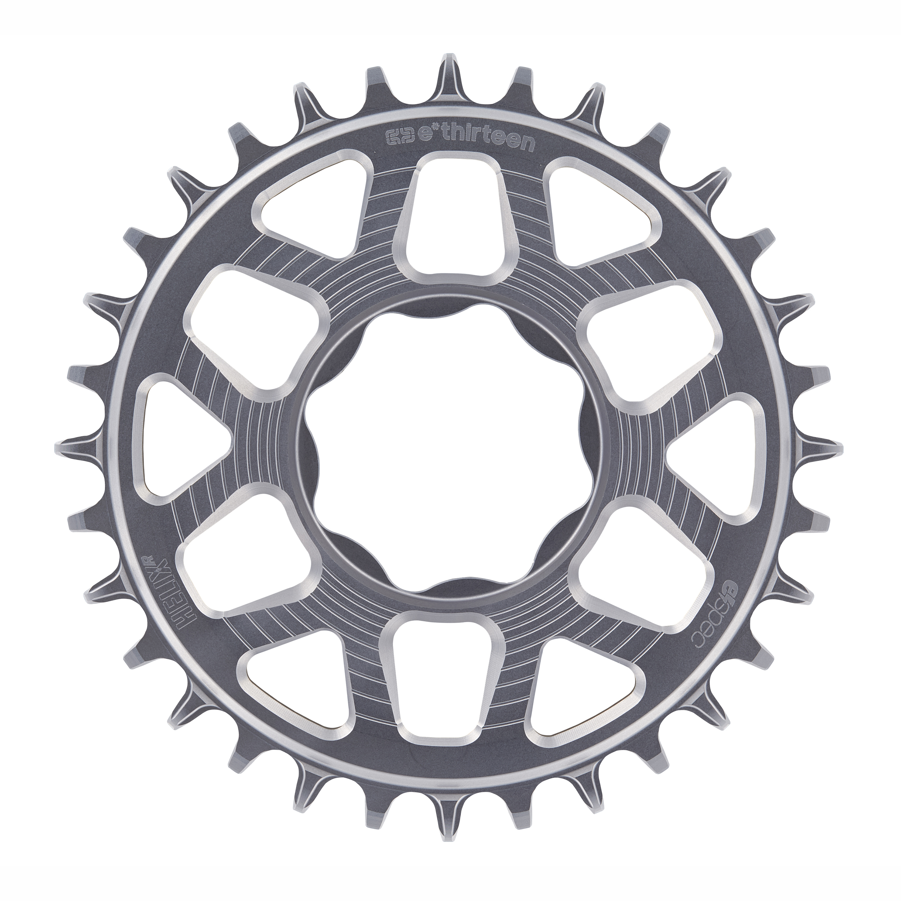 E*THIRTEEN HELIX R E*SPEC SRAM DIRECT MOUNT CHAINRING, TQ HPR50, 32 T., SILVER E*THIRTEEN HELIX R E*SPEC SRAM DIRECT MOUNT CHAINRING, TQ HPR50, 32 T., SILVER