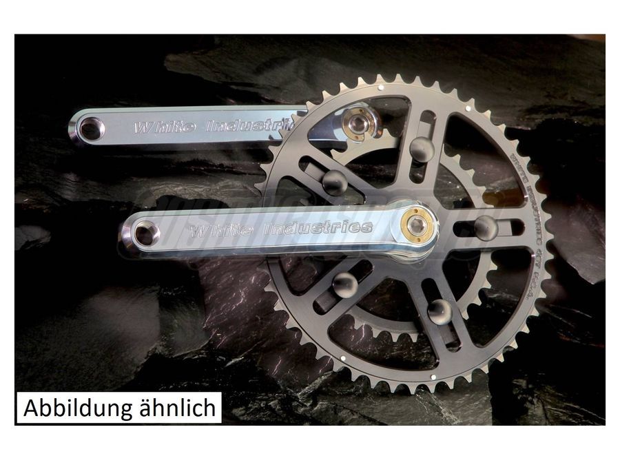 WHITE INDUSTRIES VBC CRANK, 68/73MM, SQUARE TAPER, POLISHED SILVER, 175MM WHITE INDUSTRIES VBC CRANK, 68/73MM, SQUARE TAPER, POLISHED SILVER, 175MM