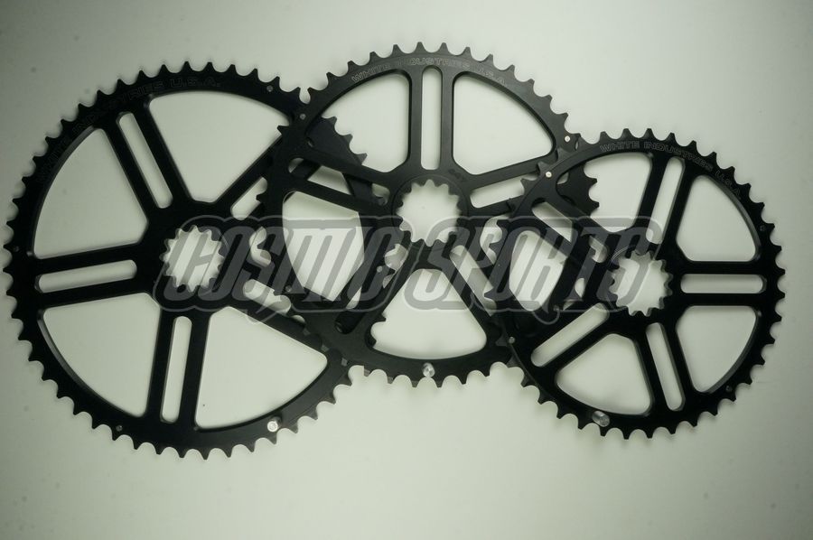 WHITE INDUSTRIES VBC17 DIRECT MOUNT CHAINRING, OUTER, BLACK, 52 Z. WHITE INDUSTRIES VBC17 DIRECT MOUNT CHAINRING, OUTER, BLACK, 52 Z.