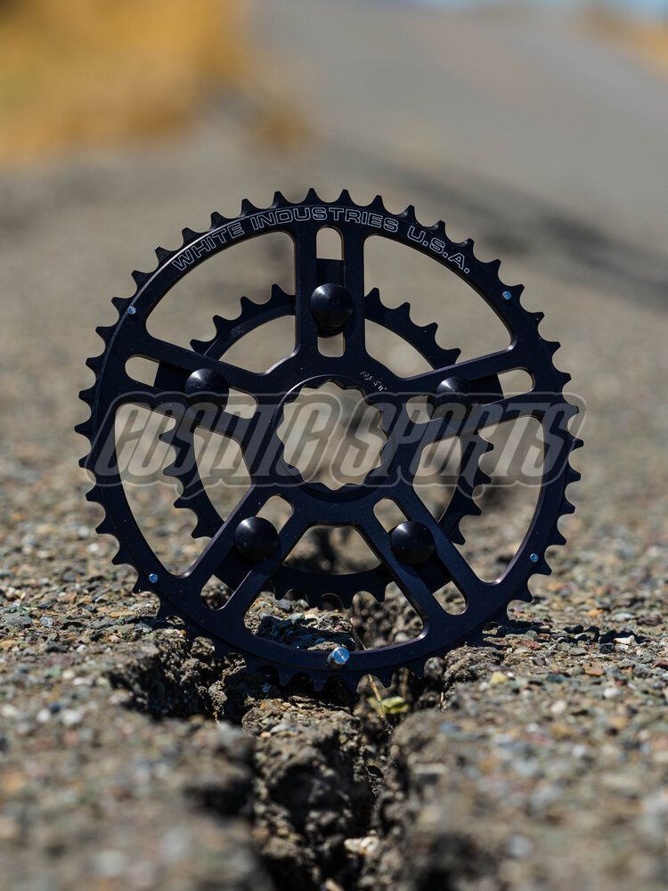WHITE INDUSTRIES VBC30 DIRECT MOUNT CHAINRING, OUTSIDE, BLACK, 44 Z. WHITE INDUSTRIES VBC30 DIRECT MOUNT CHAINRING, OUTSIDE, BLACK, 44 Z.