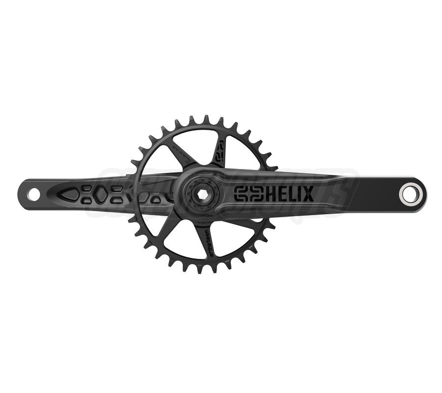 E*THIRTEEN HELIX CRANK, 170MM, 73MM, 30MM, SELF EXTRACTOR, BLACK E*THIRTEEN HELIX CRANK, 170MM, 73MM, 30MM, SELF EXTRACTOR, BLACK