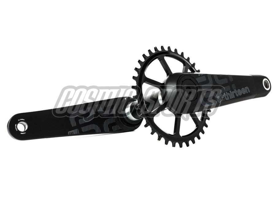 E*THIRTEEN LG1 RACE CARBON CRANK, 165MM, 83MM, SELF EXTRACTOR, BLACK E*THIRTEEN LG1 RACE CARBON CRANK, 165MM, 83MM, SELF EXTRACTOR, BLACK