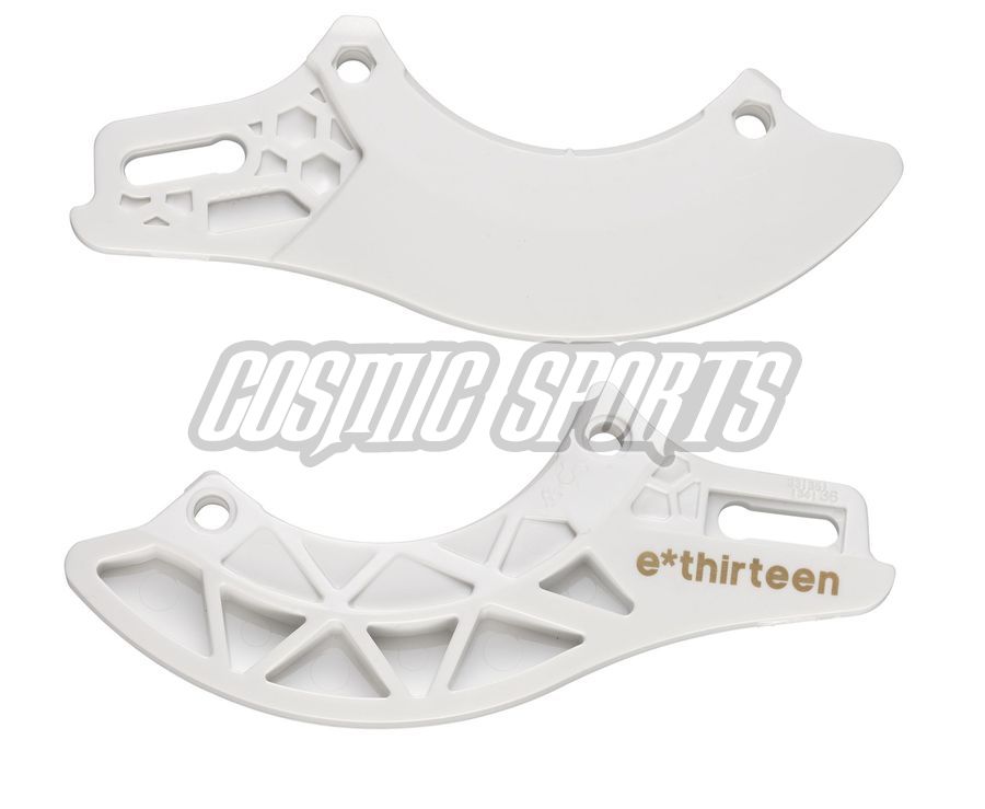 E*THIRTEEN LG1+ DIRECT MOUNT BASHGUARD, 32-36 T., WHITE