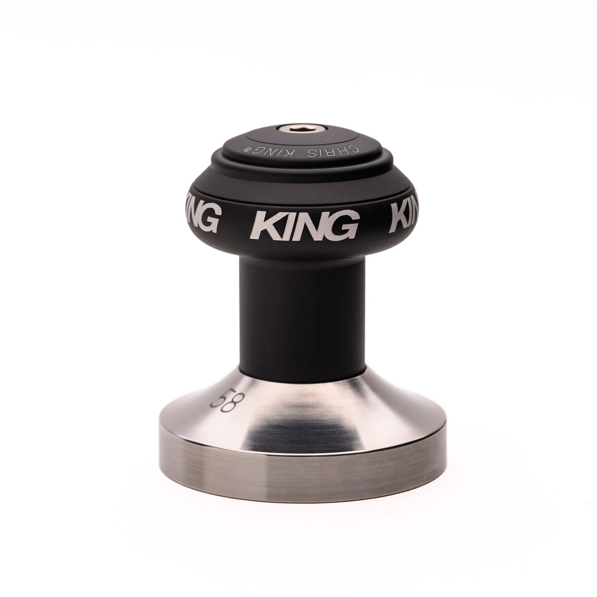 CHRIS KING ESPRESSO TAMPER, 58MM, FLAT, MATTE BLACK CHRIS KING ESPRESSO TAMPER, 58MM, FLAT, MATTE BLACK
