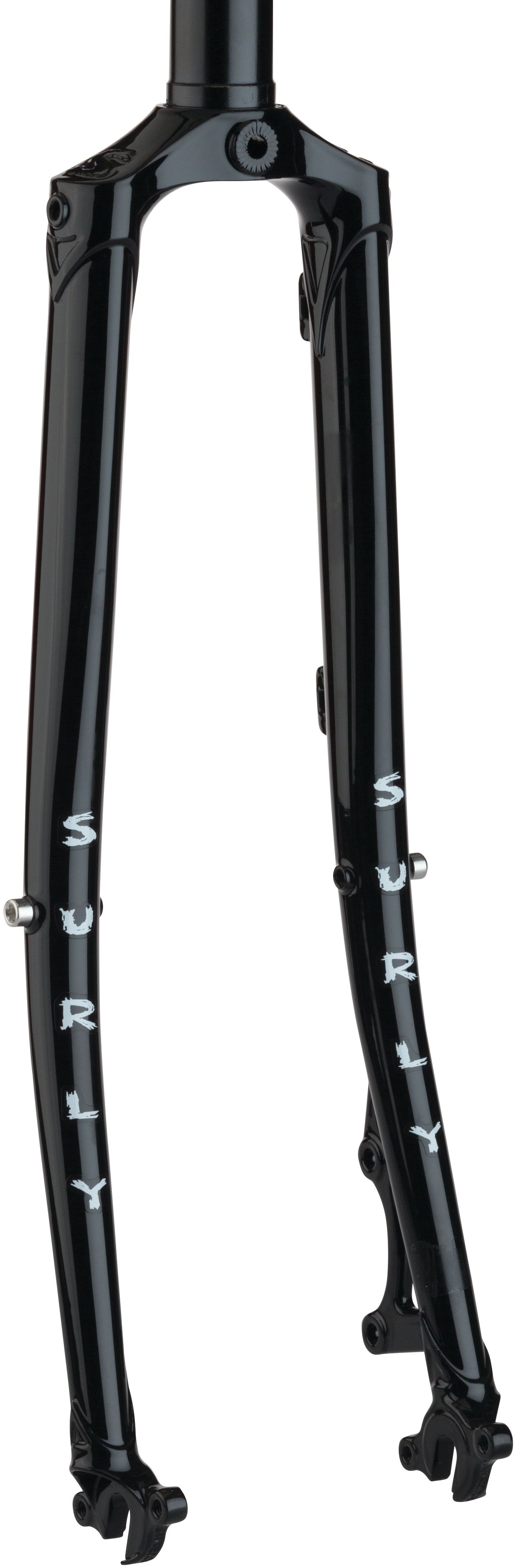 SURLY STRAGGLER STEEL FORK, 650B, 28.6-30, 380MM, 44MM, 100X9MM QR, IS DISC, BLACK SURLY STRAGGLER STEEL FORK, 650B, 28.6-30, 380MM, 44MM, 100X9MM QR, IS DISC, BLACK