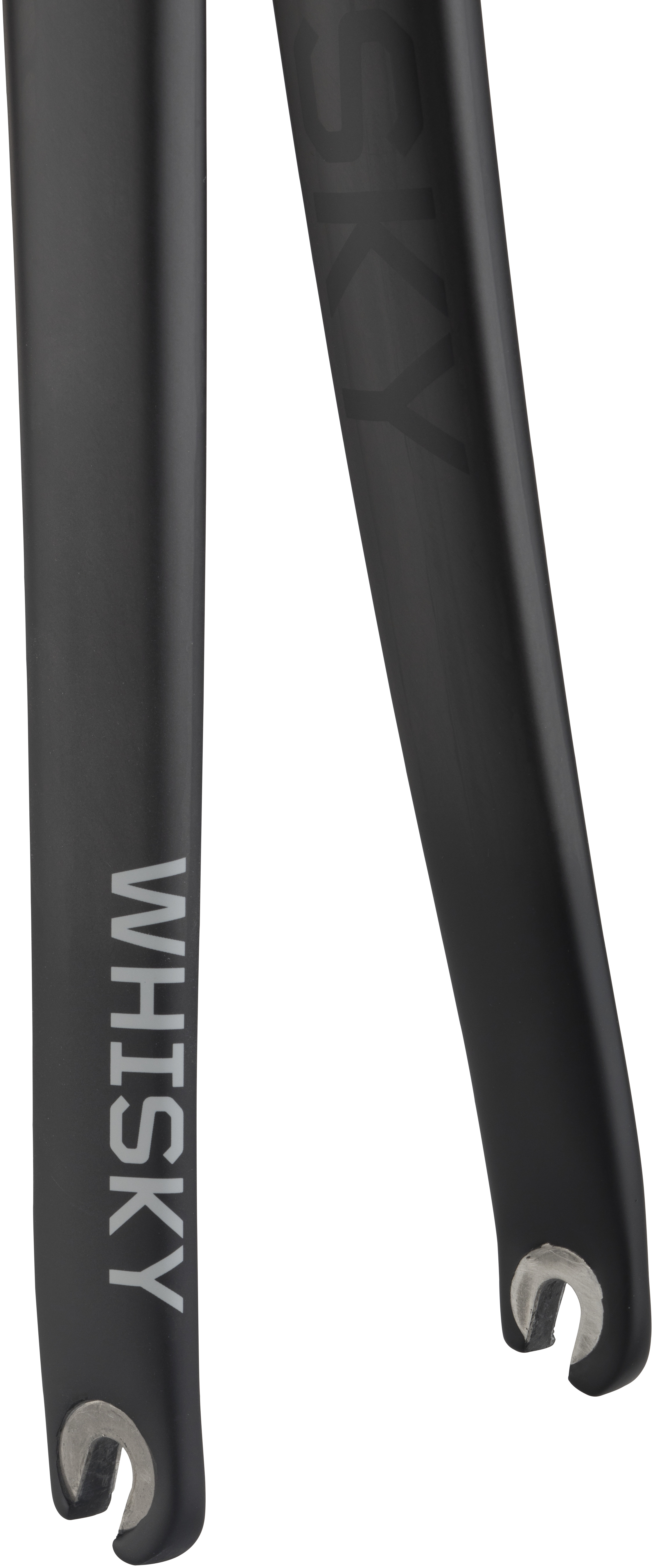 WHISKY NO.7 RD CARBON FORK, 700C, 28.6-40, 45MM, 367MM, 100X9MM QR, ROAD SHORT REACH, MATTE BLACK