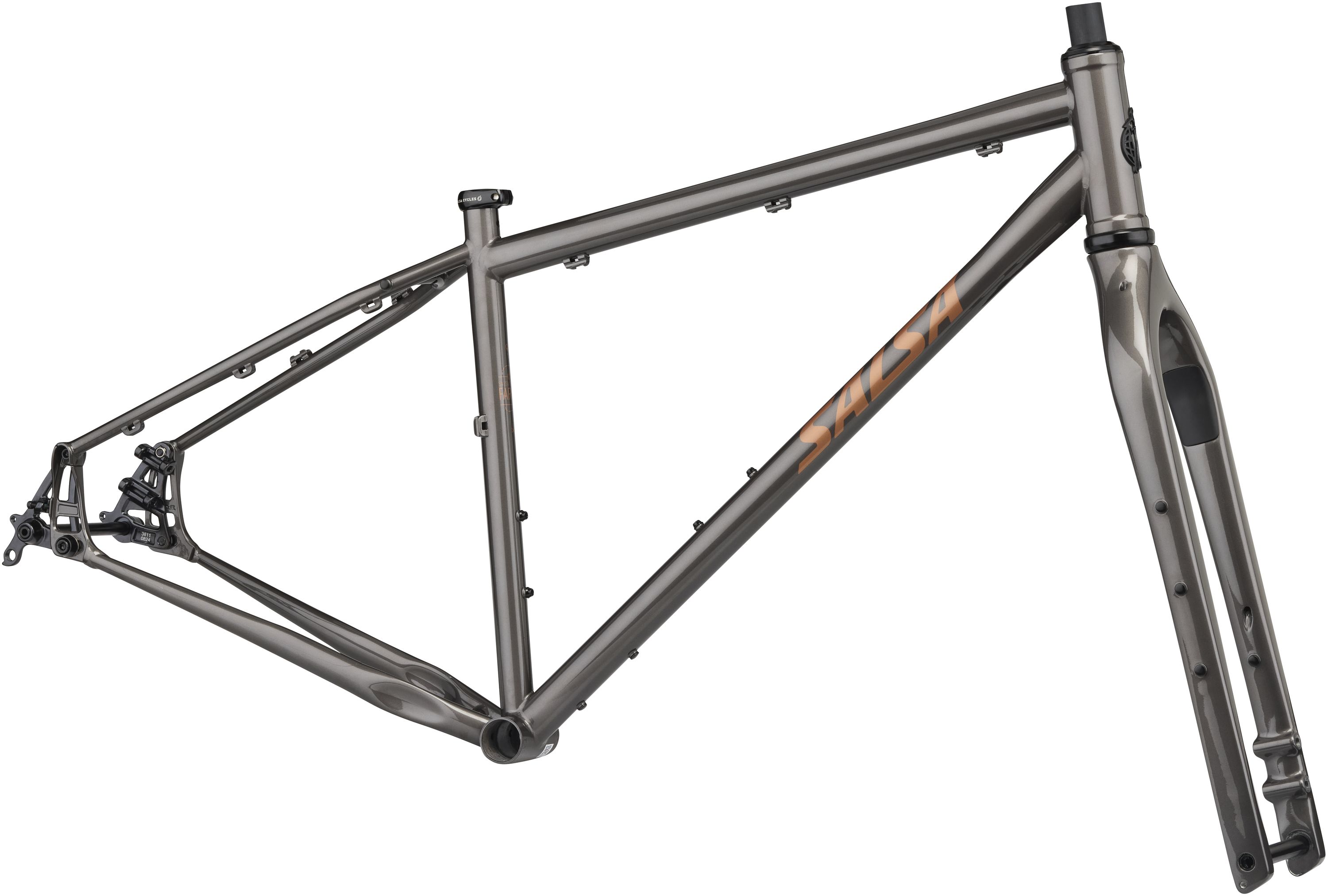 SALSA FARGO FRAME SET, 29", M, BLACK SALSA FARGO FRAME SET, 29", M, BLACK